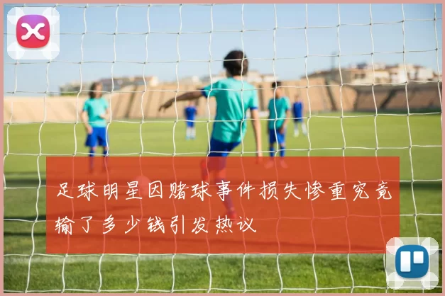 足球明星因赌球事件损失惨重究竟输了多少钱引发热议